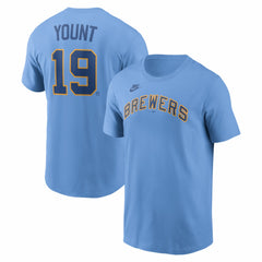 Robin Yount Milwaukee Brewers Nike Cooperstown Collection Name & Number T-Shirt Online