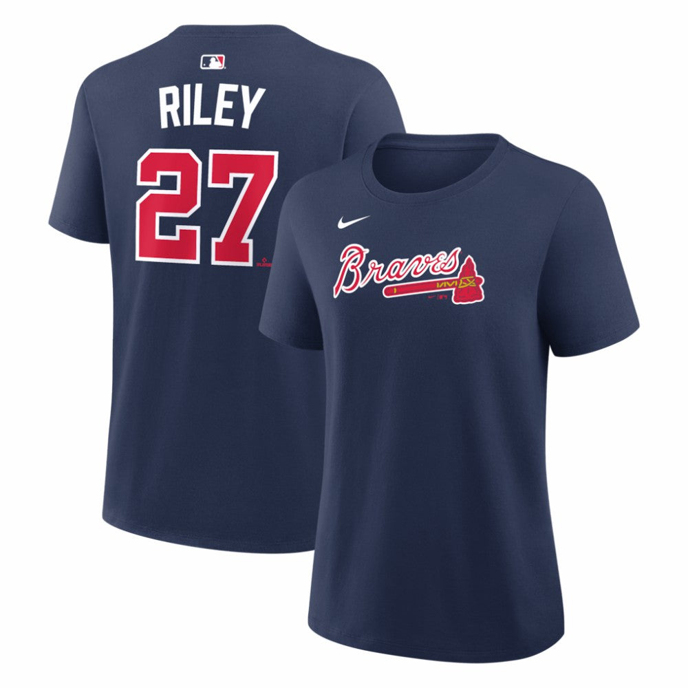 Austin Riley Atlanta Braves Nike Women's Name & Number T-Shirt Online