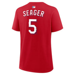 Corey Seager Texas Rangers Nike Women's Name & Number T-Shirt Online