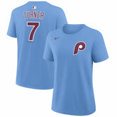 Trea Turner Philadelphia Phillies Nike Women's Name & Number T-Shirt Discount