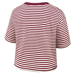 Philadelphia Phillies Nike Women's Cooperstown Collection Striped Cropped T-Shirt Discount