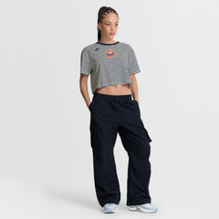 Houston Astros Nike Women's Cooperstown Collection Striped Cropped T-Shirt Sale