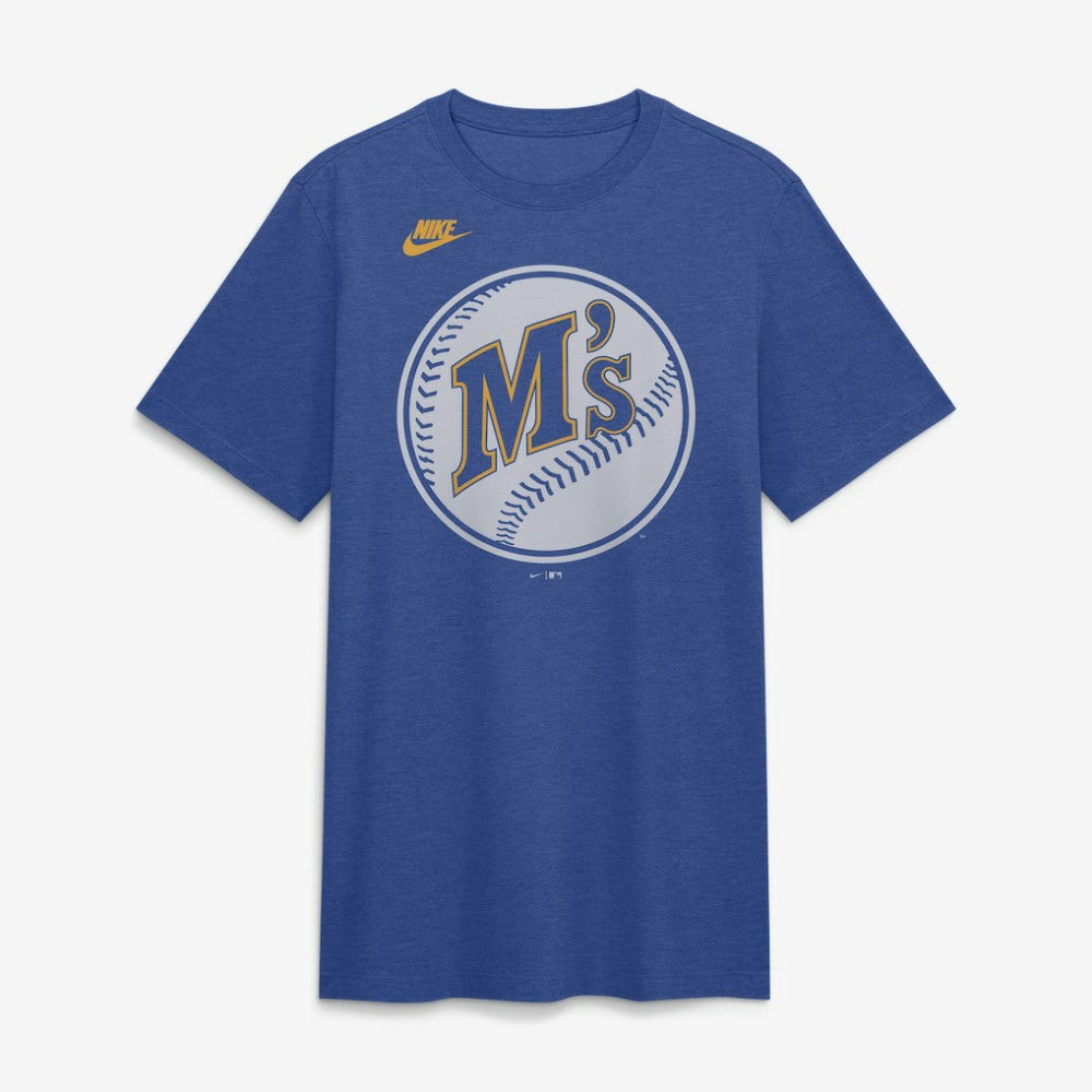Seattle Mariners Nike Cooperstown Logo Tri-Blend T-Shirt Online