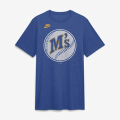 Seattle Mariners Nike Cooperstown Logo Tri-Blend T-Shirt Online