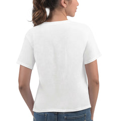 Phoenix Suns G-III 4Her by Carl Banks Women's Play the Ball Cropped T-Shirt White