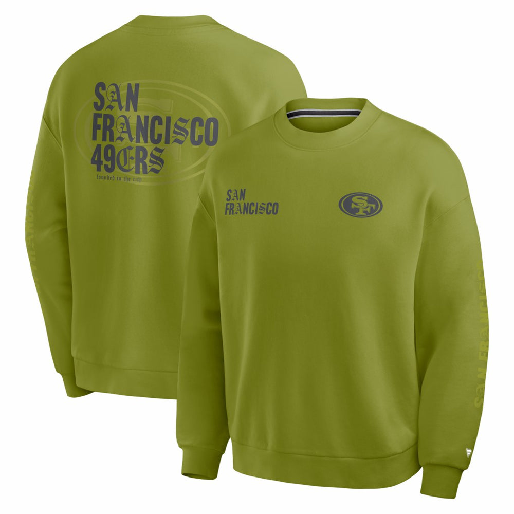 San Francisco 49ers Oversized Type Play Multi Sweatshirt - Green - Fanatics