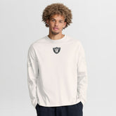 Las Vegas Raiders Oversized Type Play Long Sleeve T-Shirt - Gray - Fanatics