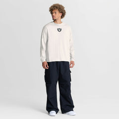 Las Vegas Raiders Oversized Type Play Long Sleeve T-Shirt - Gray - Fanatics