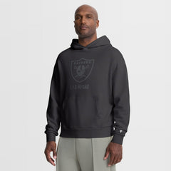 Las Vegas Raiders Oversized Type Play Location Hoodie - Black - Fanatics