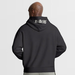 Las Vegas Raiders Oversized Type Play Location Hoodie - Black - Fanatics