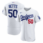 Mookie Betts Los Angeles Dodgers Nike Home Authentic Sponsor Patch Jersey Discount