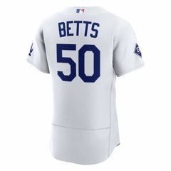 Mookie Betts Los Angeles Dodgers Nike Home Authentic Sponsor Patch Jersey Discount