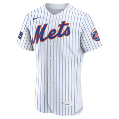 New York Mets Nike Home Sponsor Patch Authentic Jersey Sale