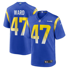 Alex Ward Los Angeles Rams Home Game Jersey - Royal - Nike