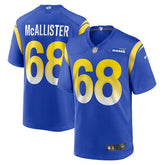Mike McAllister Los Angeles Rams Home Game Jersey - Royal - Nike