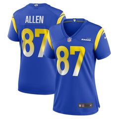 Davis Allen Los Angeles Rams Women's Home Game Jersey - Royal - Nike