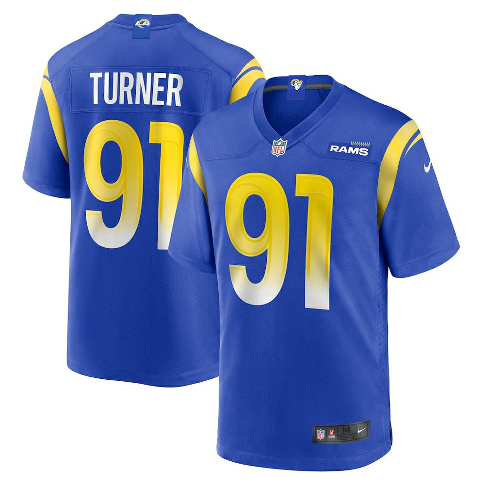 Kobie Turner Los Angeles Rams Home Game Jersey - Royal - Nike