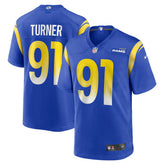 Kobie Turner Los Angeles Rams Home Game Jersey - Royal - Nike