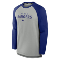 Texas Rangers Nike Authentic Collection Game Time Raglan Performance Long Sleeve T-Shirt for sale