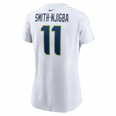Jaxon Smith-Njigba Seattle Seahawks Women's Player Name & Number T-Shirt - White - Nike