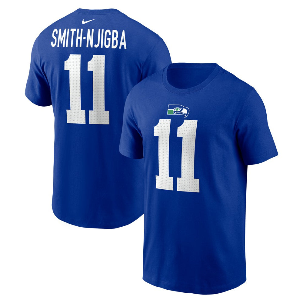 Jaxon Smith-Njigba Seattle Seahawks Player Name & Number T-Shirt - Royal - Nike