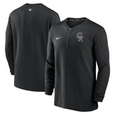 Colorado Rockies Nike Authentic Collection Game Time Performance Quarter-Zip Top Discount