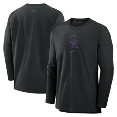 Colorado Rockies Nike Authentic Collection Player Dri-FIT Lightweight Pullover Online