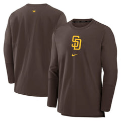 San Diego Padres Nike Authentic Collection Player Dri-FIT Lightweight Pullover Sale