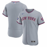 New York Mets Nike Road Sponsor Patch Authentic Jersey Outlet