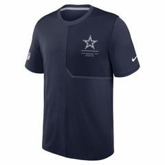 Dallas Cowboys Sideline UV Dri-FIT Coach Shirt - Navy - Nike