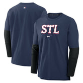 St. Louis Cardinals Nike Authentic Collection Player Dri-FIT Lightweight Pullover Online