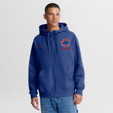 Chicago Cubs Nike Primetime Lockup Full-Zip Hoodie Discount