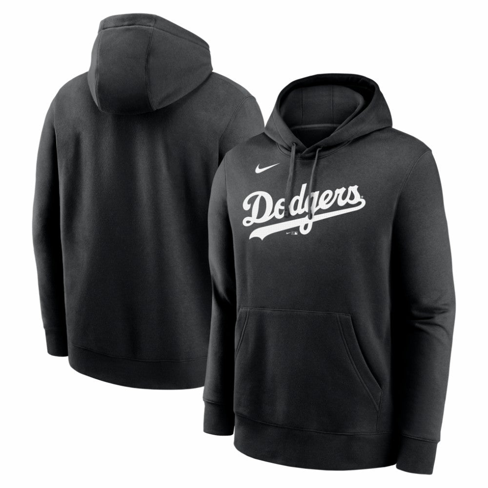 Los Angeles Dodgers Nike Logo Club Fleece Hoodie Outlet