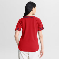 St. Louis Cardinals Fanatics Women's Diva Race Ahead Raglan V-Neck T-Shirt Near Me