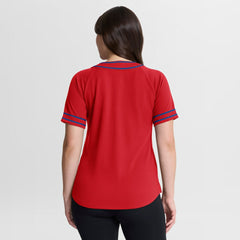 Philadelphia Phillies Fanatics Women's Diva Race Ahead Raglan V-Neck T-Shirt for sale