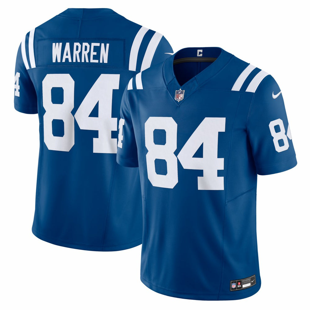 Tyler Warren Indianapolis Colts Team Vapor F.U.S.E. Limited Jersey - Royal - Nike
