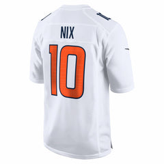 Bo Nix Denver Broncos Tundra Fashion Game Jersey - White - Nike