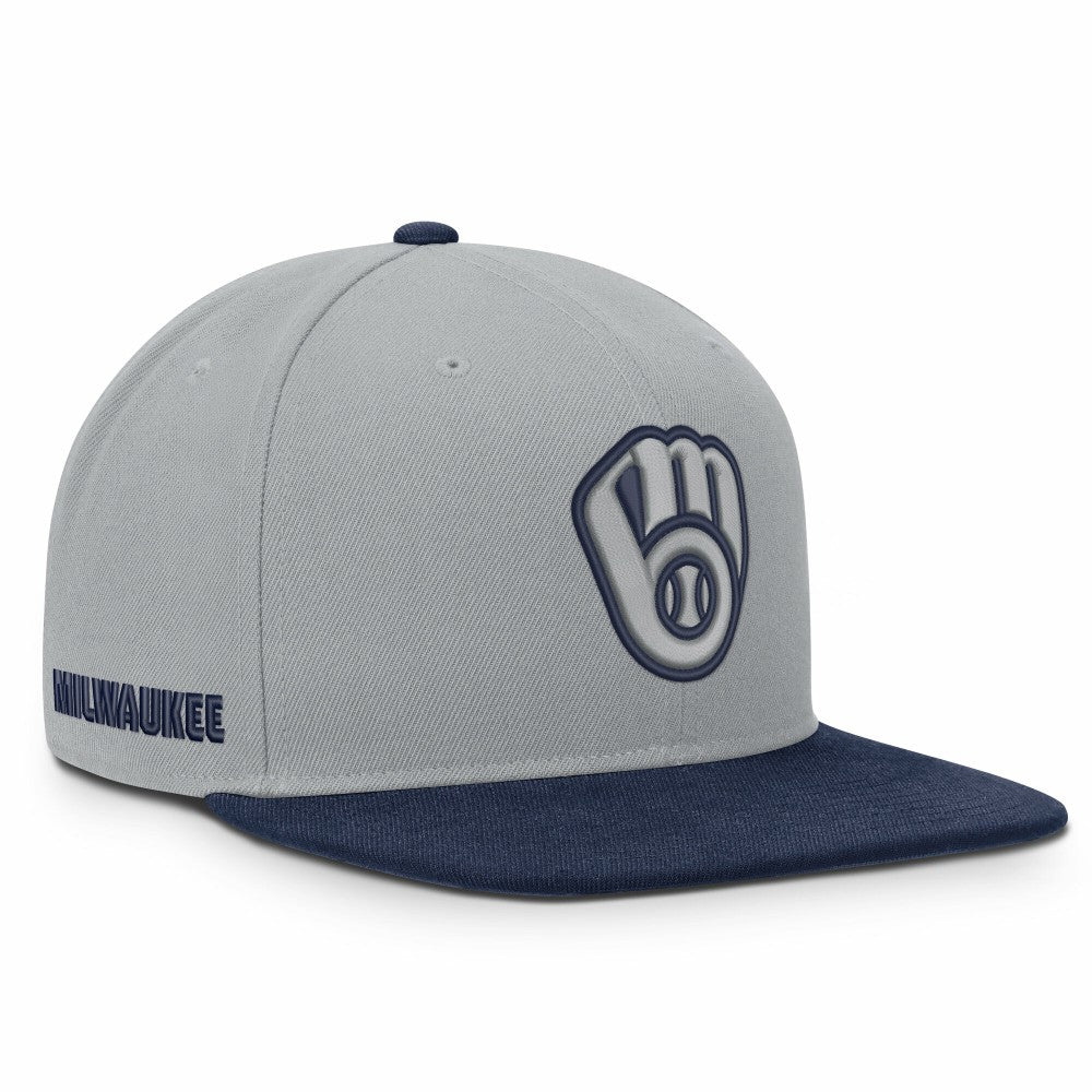 Milwaukee Brewers Nike Primetime Pro Dri-FIT Snapback Hat Discount