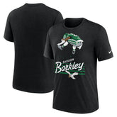 Saquon Barkley Philadelphia Eagles Player Graphic T-Shirt - Heather Black - Nike