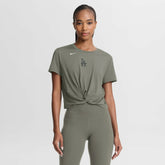 Los Angeles Dodgers Nike Women's One Twist Dri-FIT Cropped T-Shirt Sale