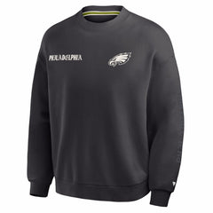 Philadelphia Eagles Oversized Type Play Multi Sweatshirt - Black - Fanatics