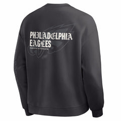 Philadelphia Eagles Oversized Type Play Multi Sweatshirt - Black - Fanatics