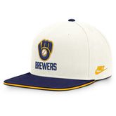Milwaukee Brewers Nike Cooperstown Pro Dri-FIT Snapback Hat Outlet