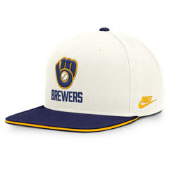 Milwaukee Brewers Nike Cooperstown Pro Dri-FIT Snapback Hat Outlet