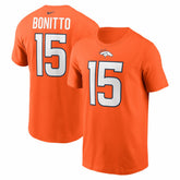 Nik Bonitto Denver Broncos Player Name & Number T-Shirt - Orange - Nike