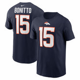 Nik Bonitto Denver Broncos Player Name & Number T-Shirt - Navy - Nike