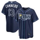 Junior Caminero Tampa Bay Rays Nike Road Replica Jersey Discount