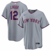 Francisco Lindor New York Mets Nike Road Replica Jersey Online