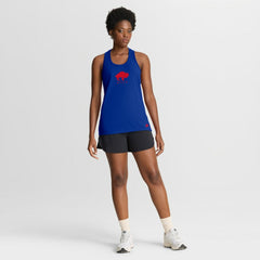 Buffalo Bills Women's Hurry Up Tri-Blend Dri-FIT Tank Top - Royal - Nike
