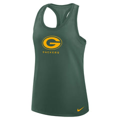 Green Bay Packers Women's Hurry Up Tri-Blend Dri-FIT Tank Top - Green - Nike